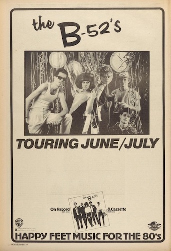 b-52s, aus tour ad