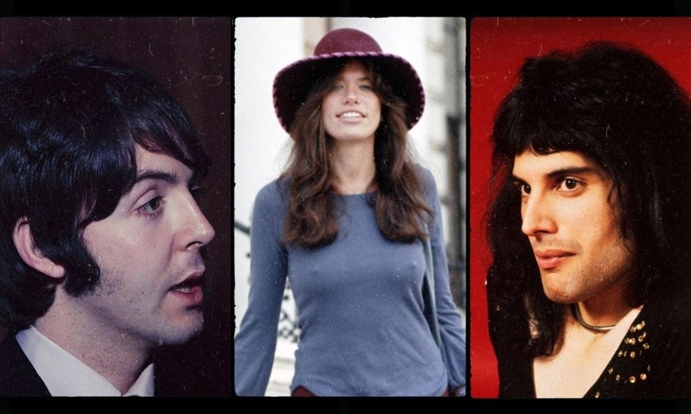 Paul McCartney Carly Simon Freddie Mercury