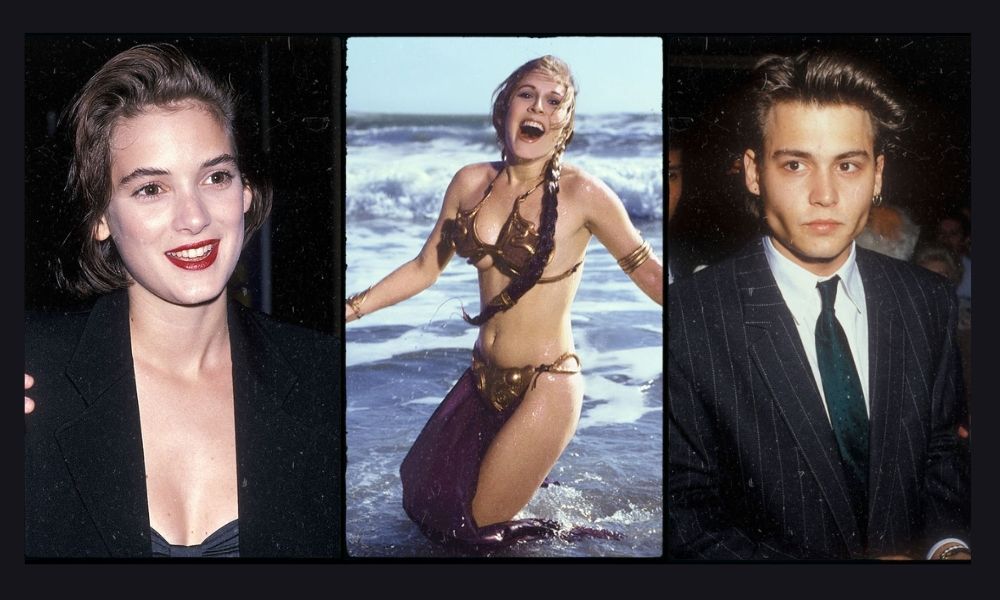 Winona Ryder Carrie Fisher Johnny Depp