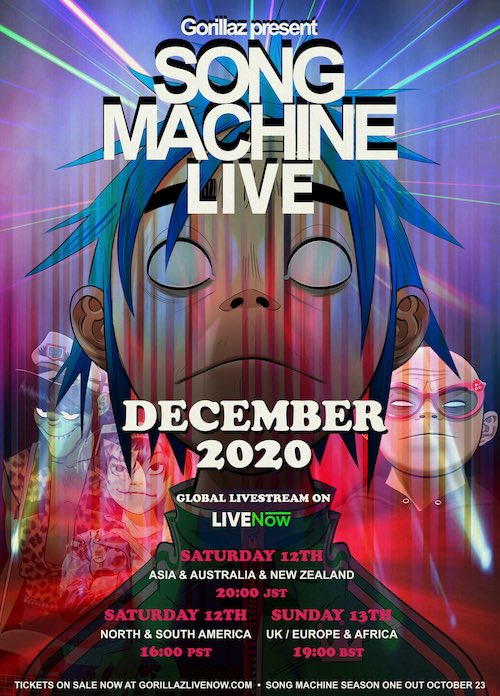 gorillaz, song machine live