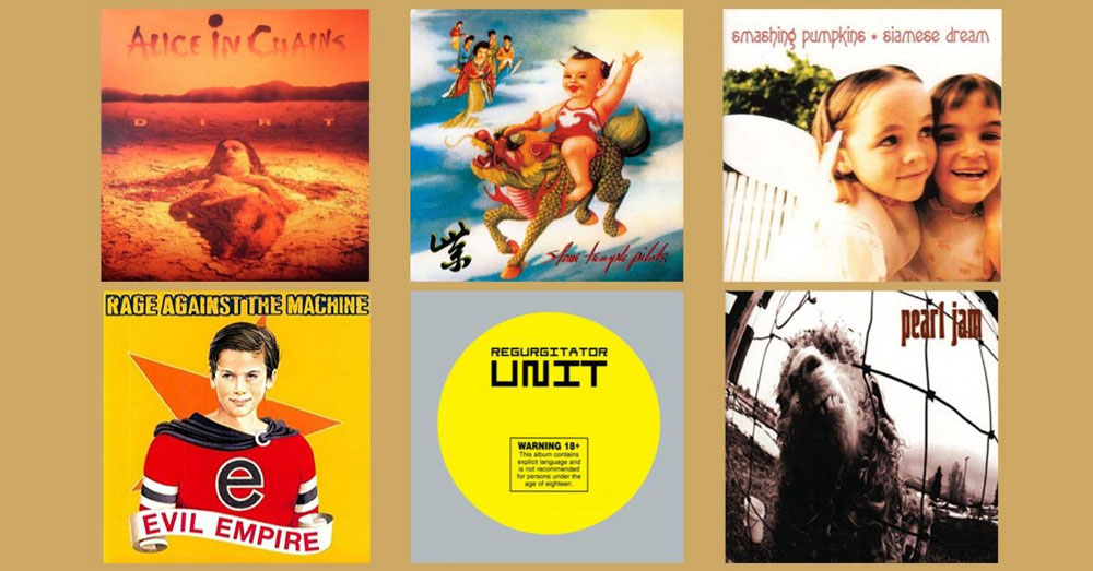 great 90s albums rock grunge
