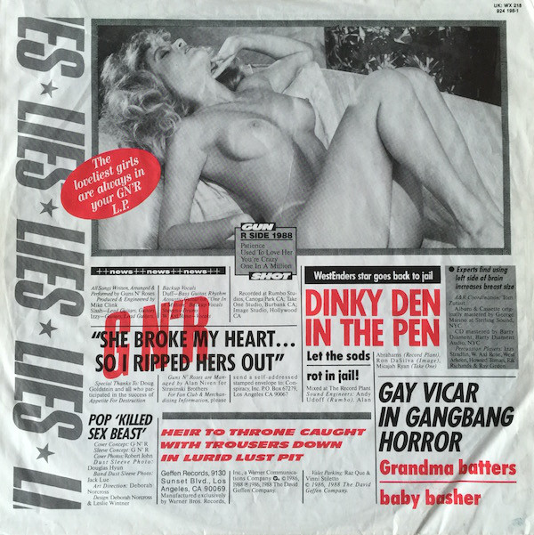 Guns N' Roses topless
