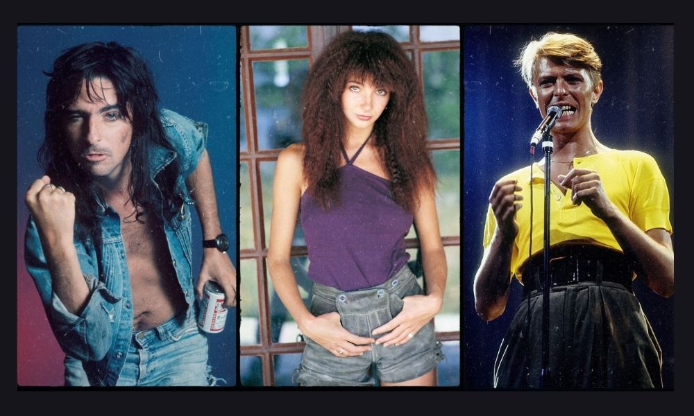 Alice Cooper Kate Bush David Bowie