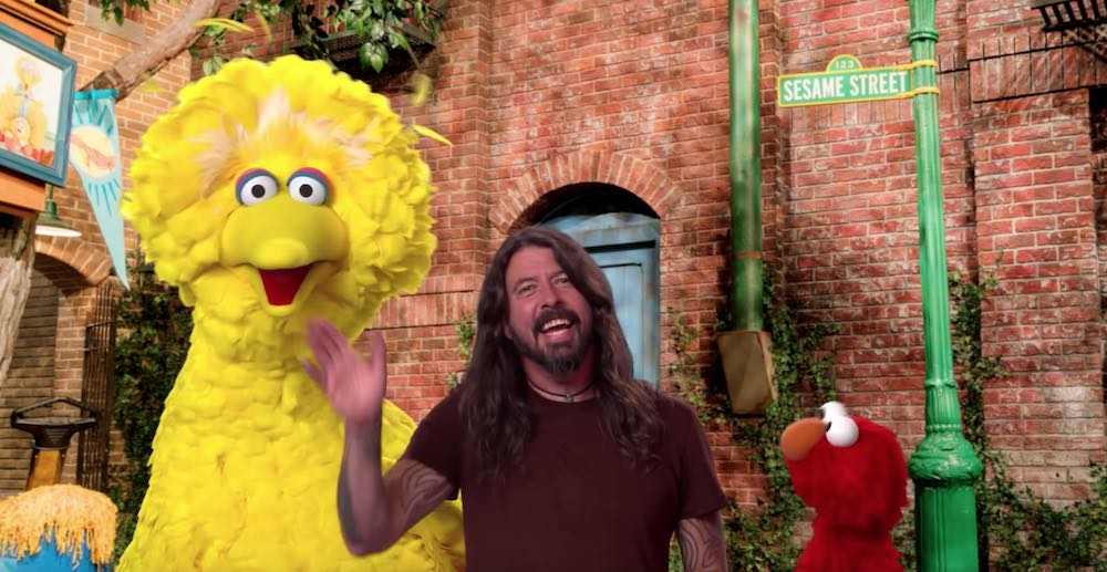 dave grohl, sesame street