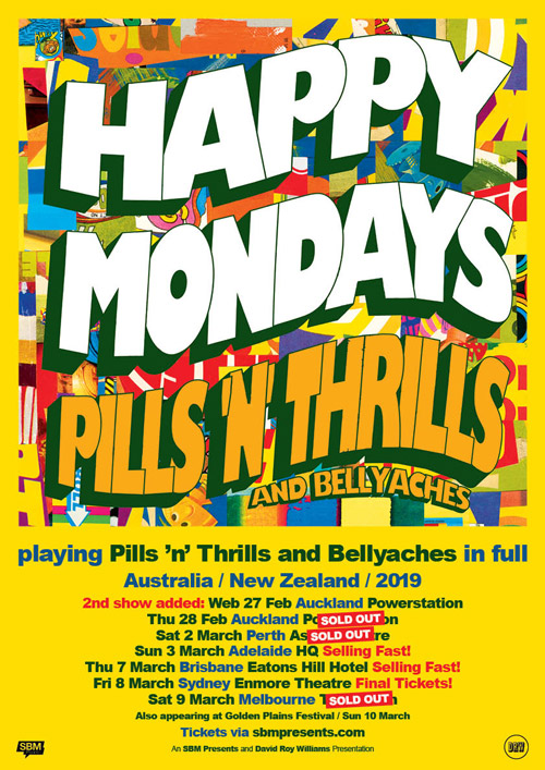 happy mondays australian tour