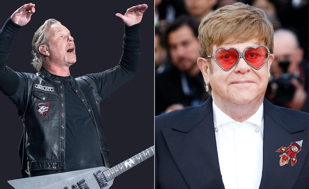 james hetfield, elton john