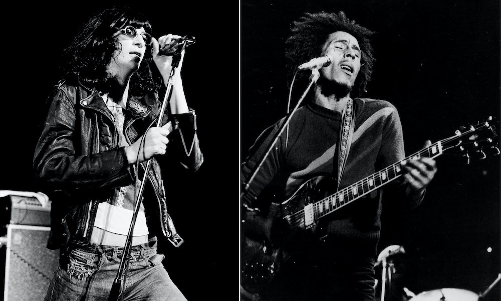 joey ramone, bob marley