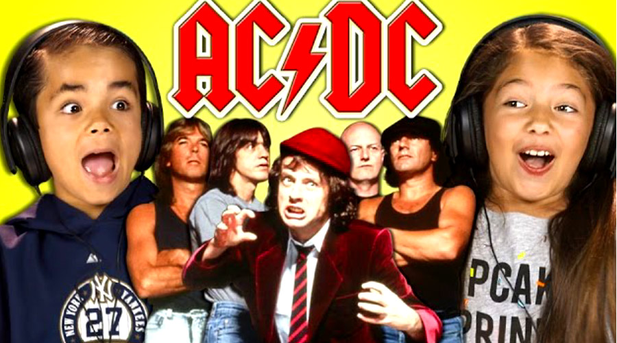 kids react to acdc