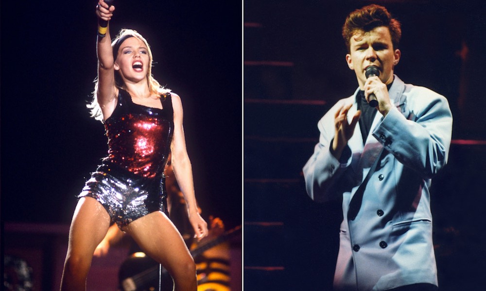 kylie minogue, rick astley