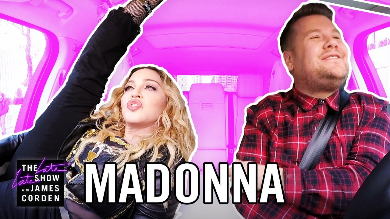 madonna carpool karaoke
