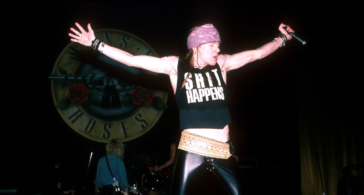 Guns n Roses onstage meltdown axl rose