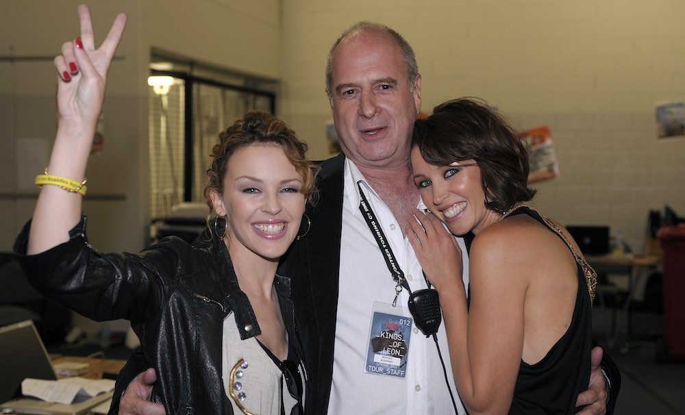 michael gudinski, kylie, dannii minogue 