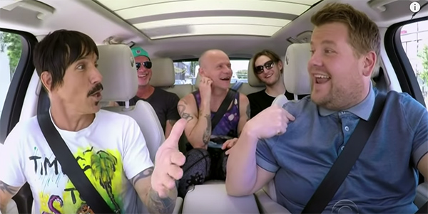 rhcp carpool karaoke