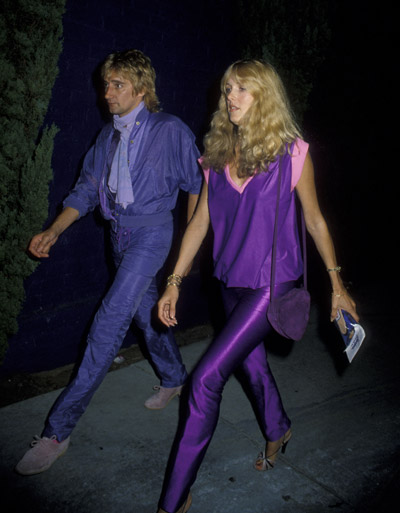 rod stewart purple suit