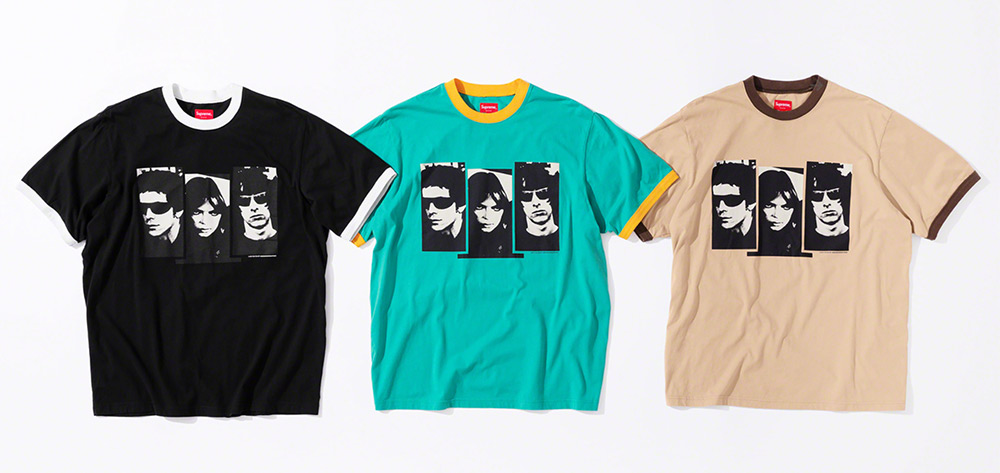 the velvet underground, supreme, tshirts