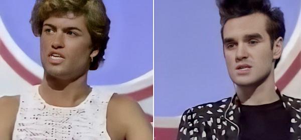 Watch George Michael & Morrissey Discuss Joy Division on TV in 1984