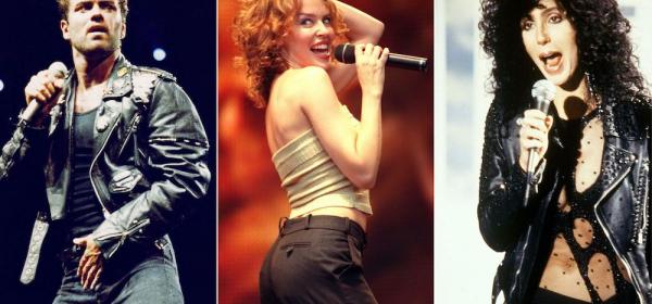 george, kylie, cher
