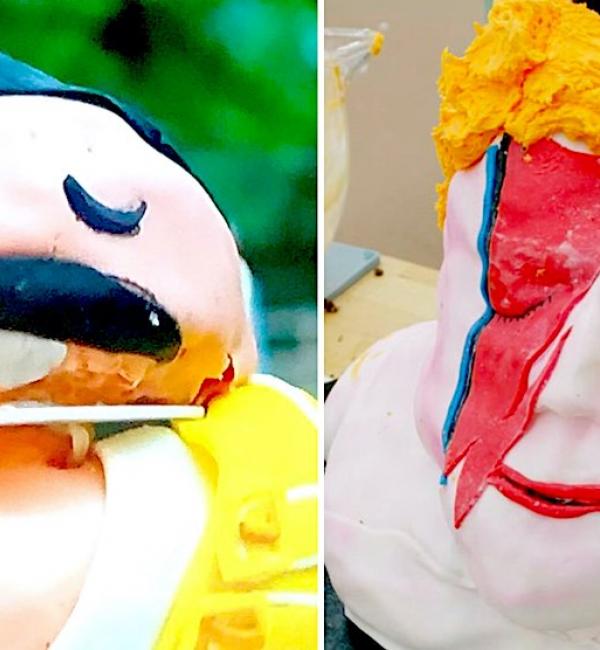 Great British Bake Off Contestants Recreated Famous Faces of Bowie, Freddie Mercury & More in Cake 