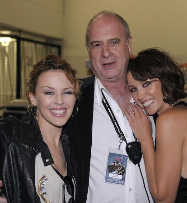 michael gudinski, kylie, dannii minogue 