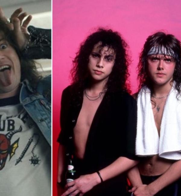stranger things, metallica