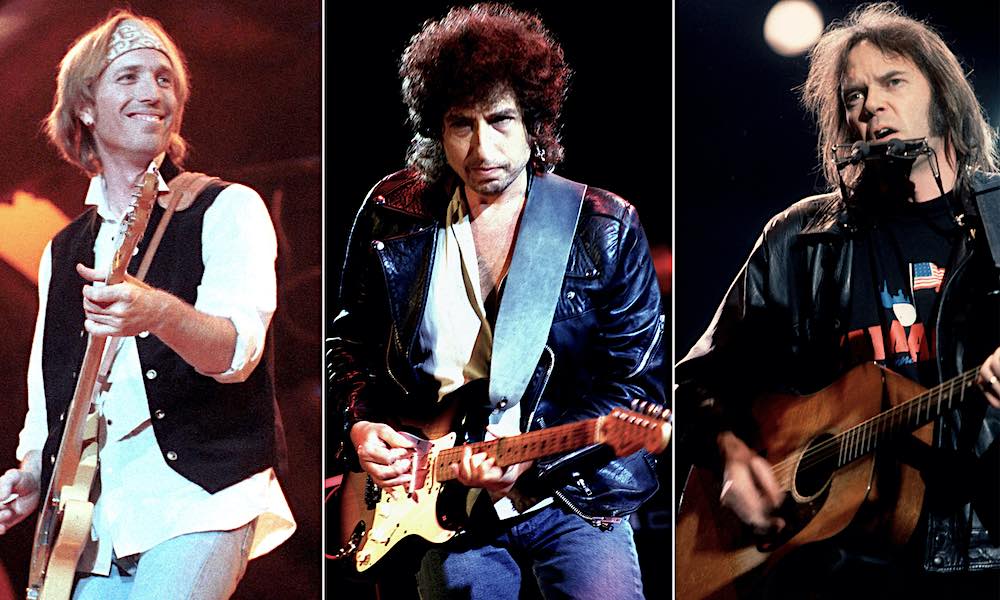 tom petty, bob dylan, neil young